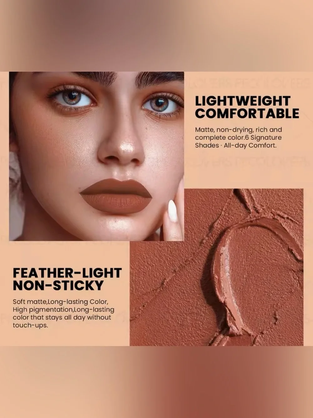 Cocoa Matte Lipstick - Brown